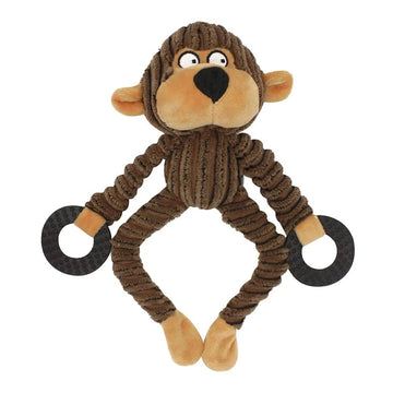 Plush Monkey Pet Chew Toy